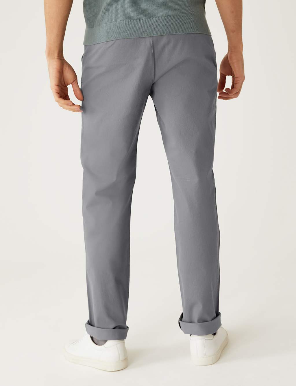 Regular Fit Stretch Chinos image 3