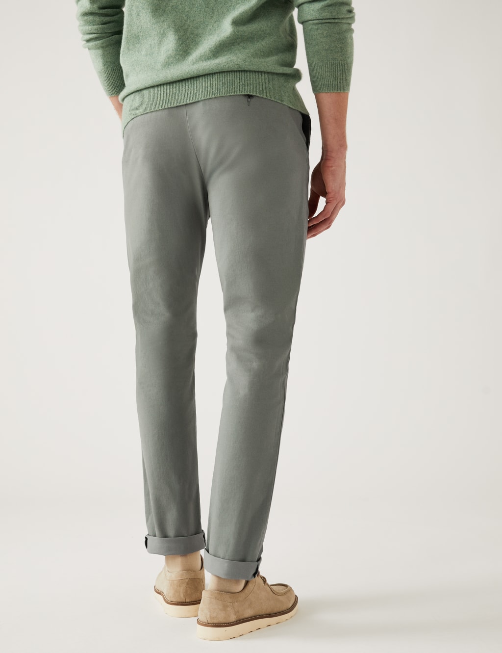 Regular Fit Stretch Chinos image 3