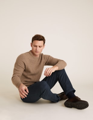 Chino en coton extensible