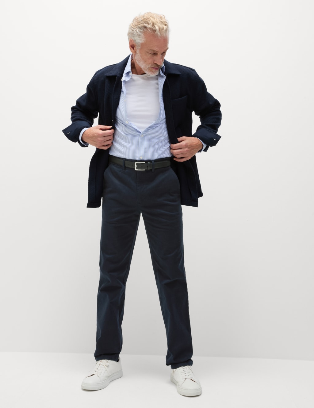 Regular Fit Stretch Chinos image 1