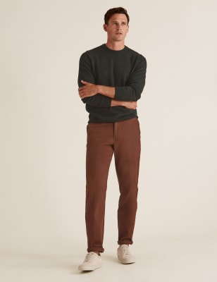 m&s mens casual trousers