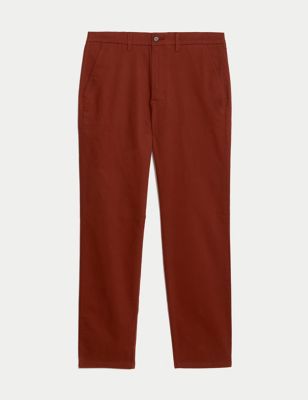 

Mens M&S Collection Regular Fit Stretch Chinos - Russet, Russet