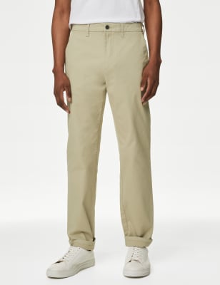 

M&S Collection Chino elástico regularMens - Sandstone, Sandstone