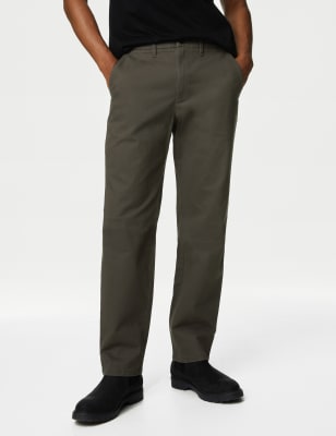 

Mens M&S Collection Regular Fit Stretch Chinos - Dark Charcoal, Dark Charcoal