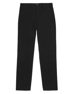 

Mens M&S Collection Chinos in normaler Passform mit Stretchanteil - Black, Black