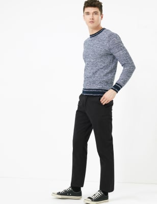 

M&S Collection Chinos elásticos regular de largo más cortoMens - Dark Stone, Dark Stone
