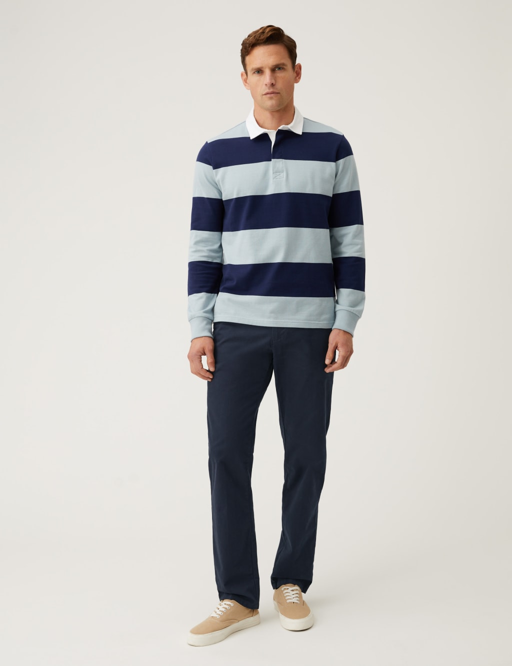Shorter Length Regular Fit Stretch Chinos image 2