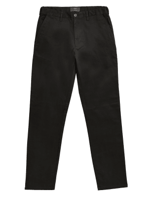 

Mens M&S Collection Big & Tall Regular Fit Stretch Chinos - Black Mix, Black Mix