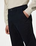 Strečové chino kalhoty klasického střihu, 2&nbsp;ks