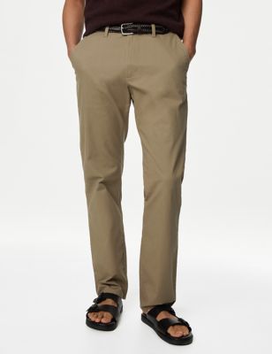 M&S Mens 2 Pack Regular Fit Stretch Chinos