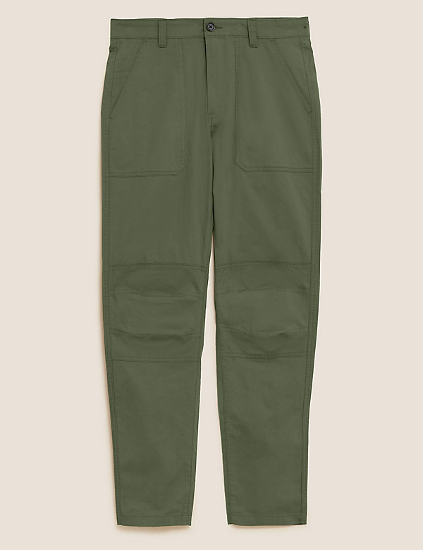 Straight Fit Lightweight Stretch Trousers  - LV