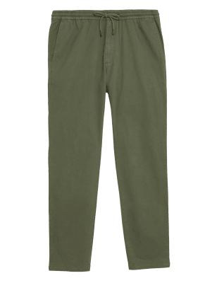 

Mens M&S Collection Straight Fit Lightweight Stretch Trousers - Khaki, Khaki