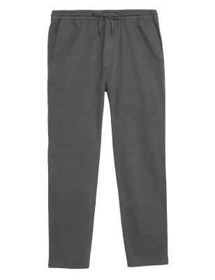 

M&S Collection Pantalón straight ligero elásticoMens - Grey, Grey