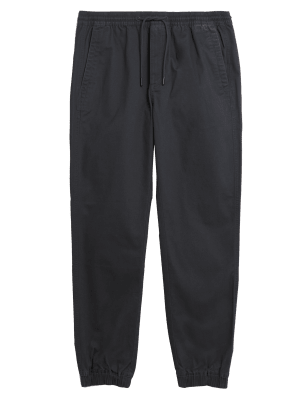 

Mens M&S Collection Slim Fit Elasticated Joggers - Navy, Navy