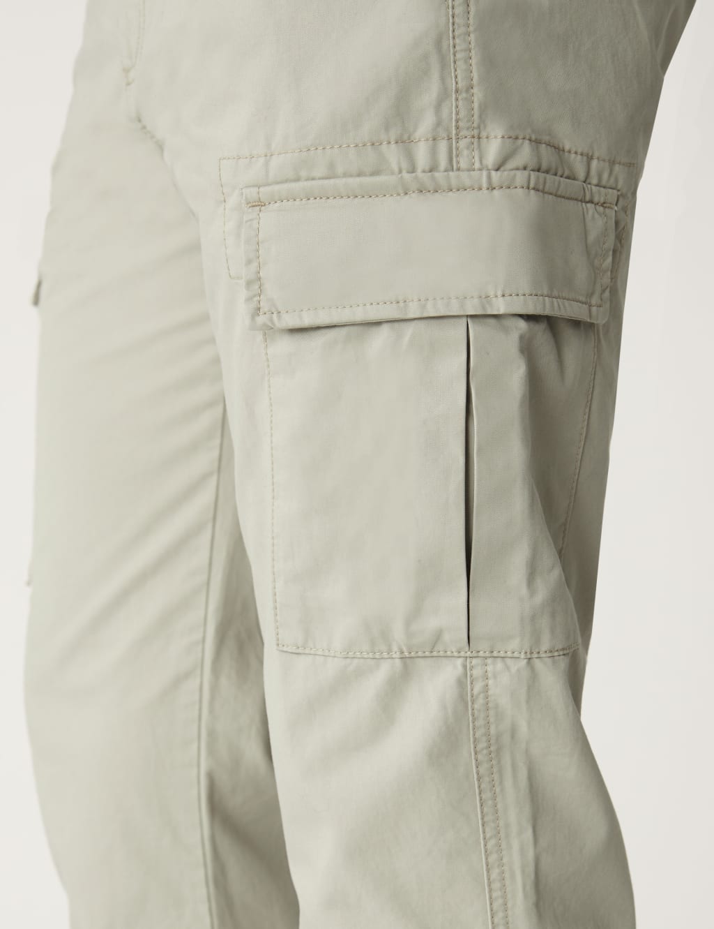 Tapered Fit Lightweight Cargo Trousers image 3