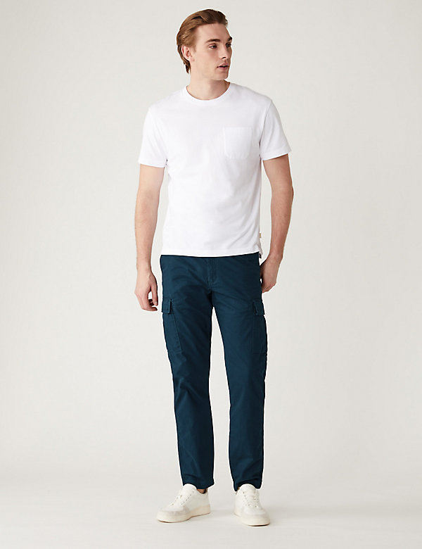 Tapered Fit Lightweight Cargo Trousers - LV
