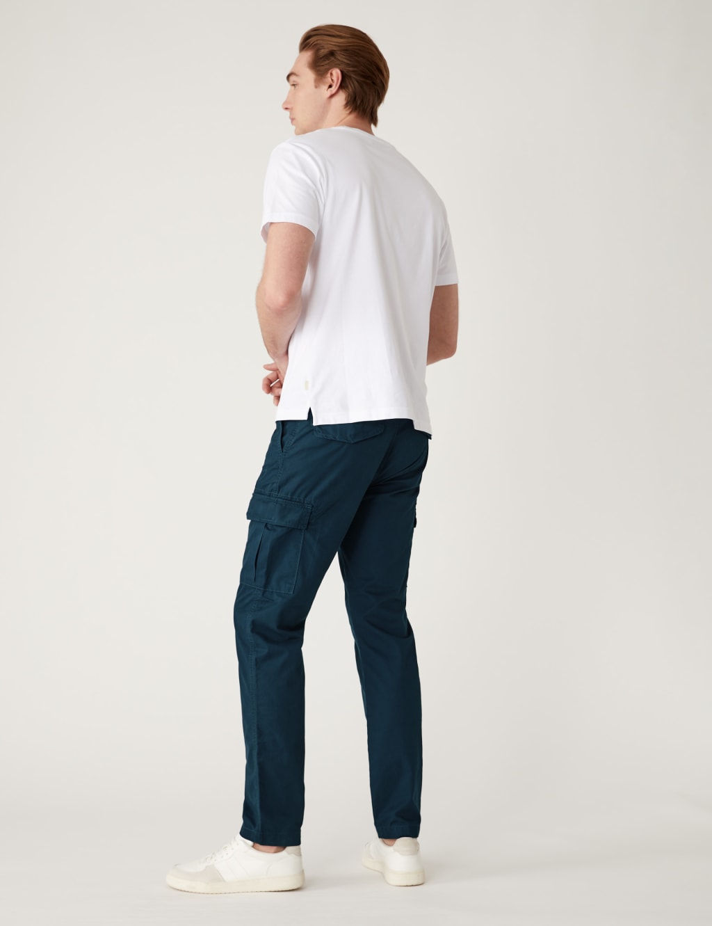 Tapered Fit Lightweight Cargo Trousers image 4