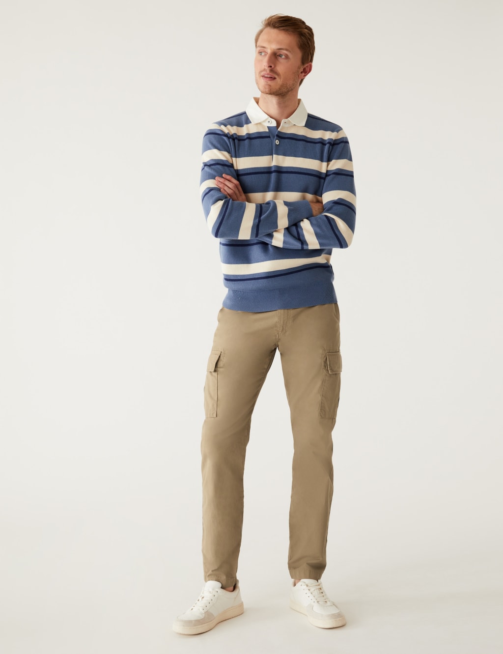 Tapered Fit Lightweight Cargo Trousers image 2