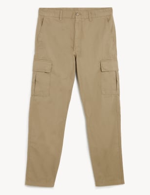 Tapered Fit Lightweight Cargo Trousers