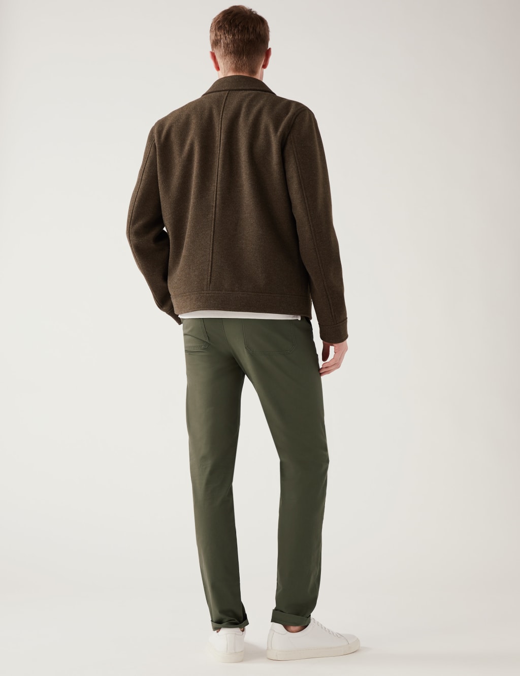 Tapered Fit Elasticated Waist Trousers image 4
