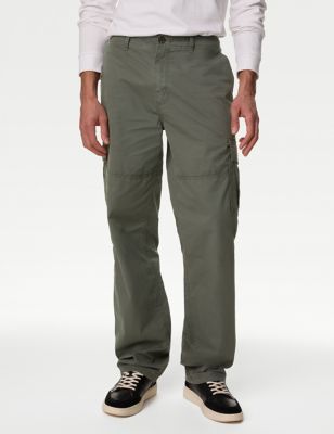 Loose Fit Lightweight Cargo Trousers - HR