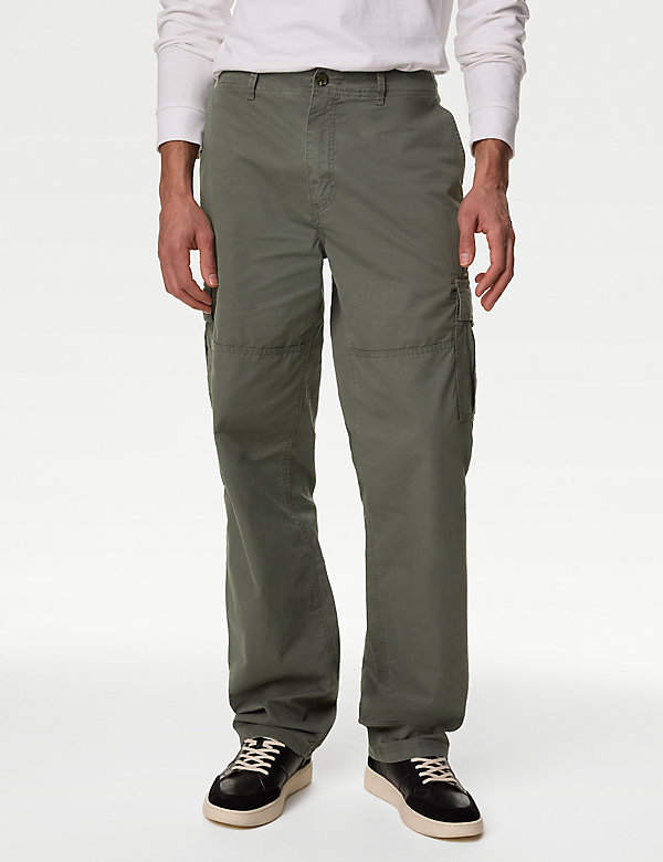 Loose Fit Lightweight Cargo Trousers - CY