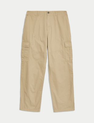 Loose Fit Lightweight Cargo Trousers