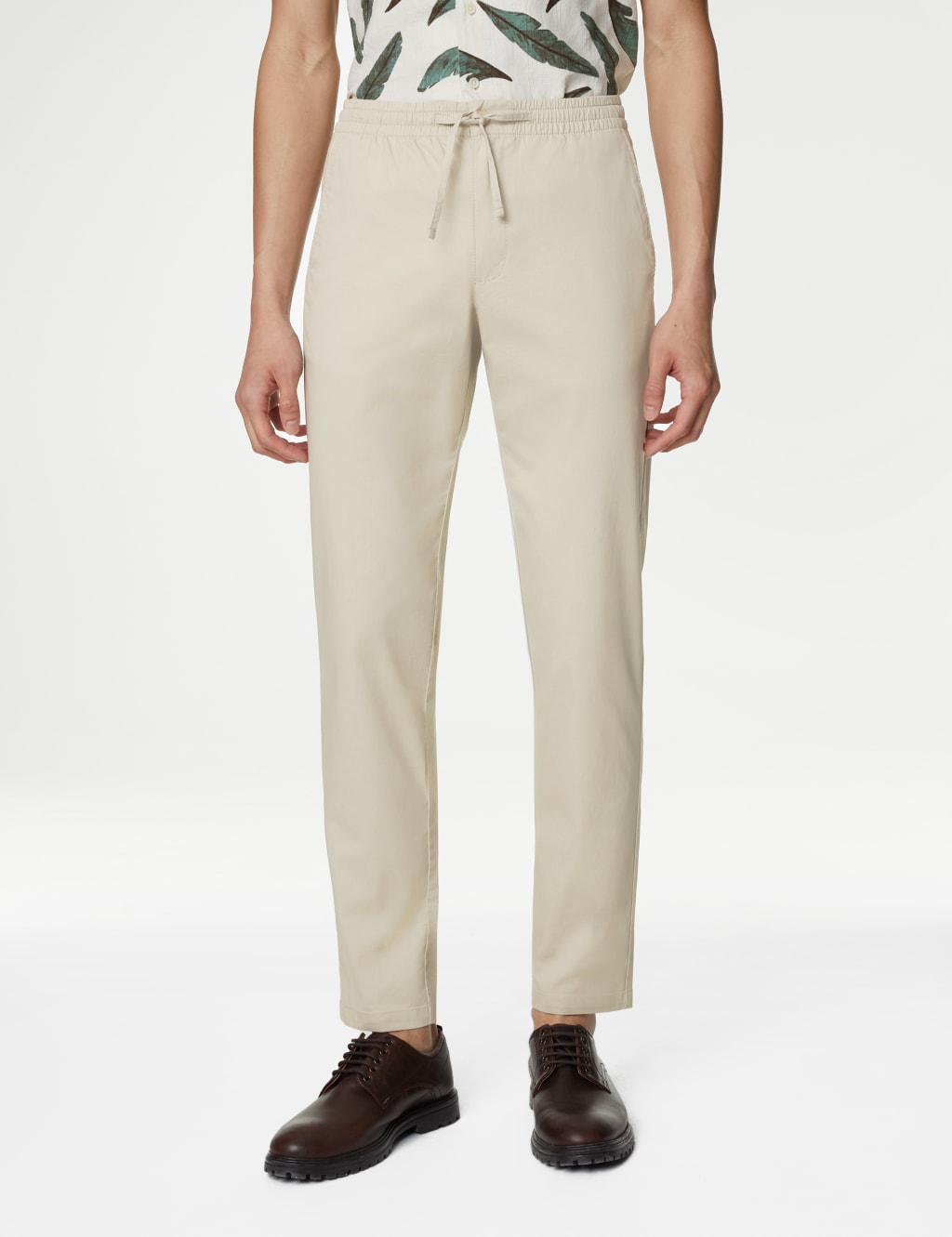 Slim Comfort B-95 Formal Light Grey Textured Trouser - Cairo