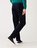 Tapered Fit Corduroy Cargo Trousers