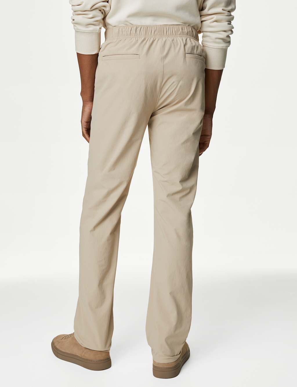 Slim Fit Elasticated Waist Trousers image 5