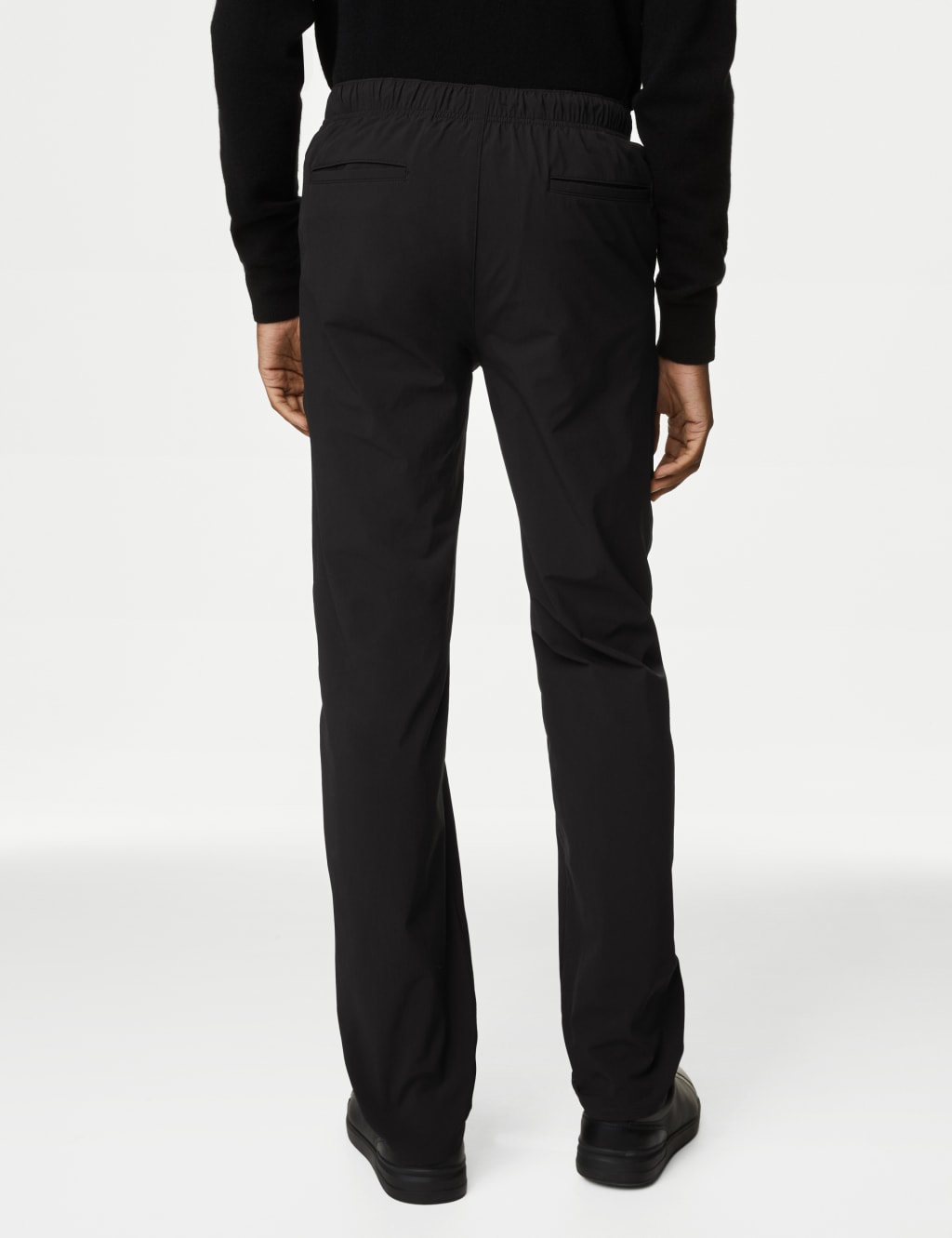 Slim Fit Elasticated Waist Trousers image 5