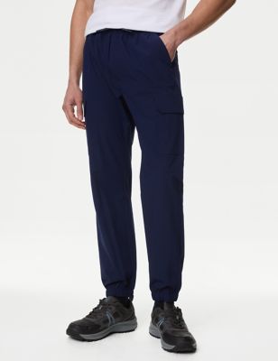 

Mens M&S Collection Slim Fit Lightweight Trekking Trousers - Navy, Navy