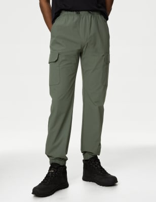 Elasticated Waist Lightweight Trekking Cargo Trousers - BH