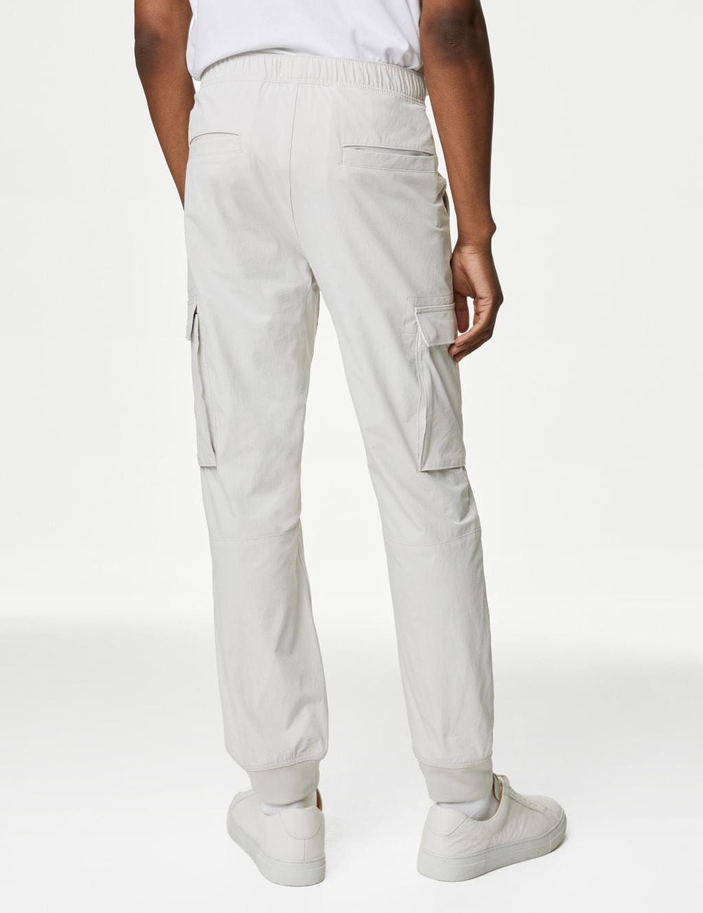 Slim Fit Elasticated Waist Cargo Trousers image 5