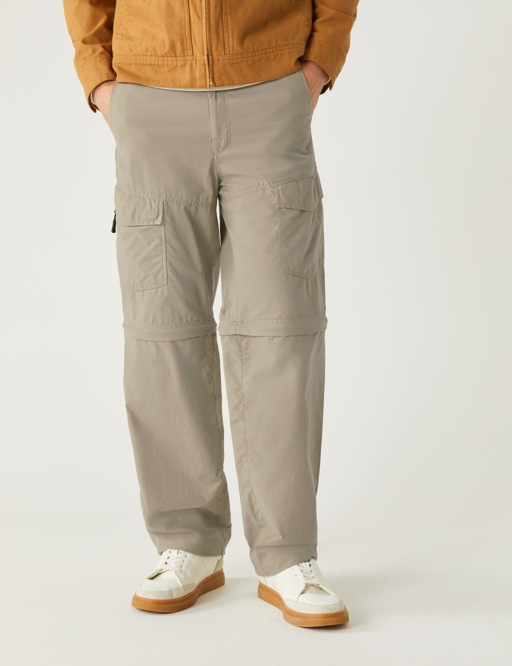 Regular Fit Zip Off Trekking Cargo Trousers image 2