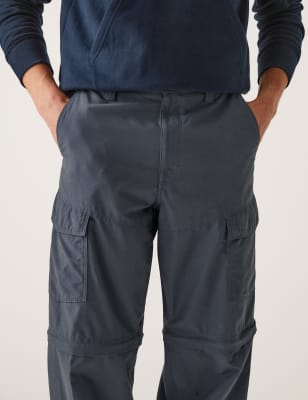 Relaxed Fit Zip-off Cargo Pants