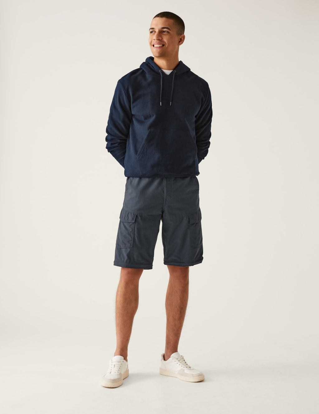 Regular Fit Zip Off Trekking Cargo Trousers image 4