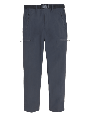 

M&S Collection Pantalón de trekking regular con cinturónMens - Dark Grey, Dark Grey