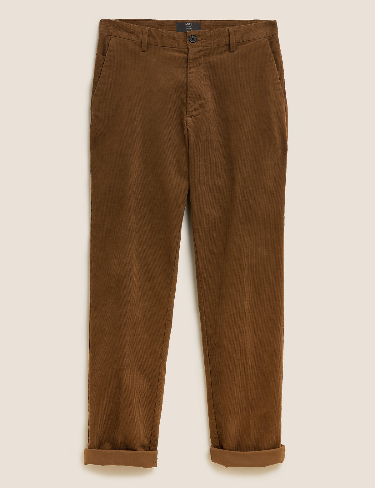 Regular Fit Corduroy Stretch Trousers