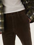 Regular Fit Luxury Corduroy Stretch Trouser