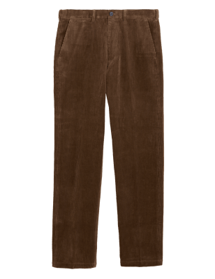 

Mens M&S Collection Regular Fit Luxury Corduroy Stretch Trouser - Nutmeg, Nutmeg