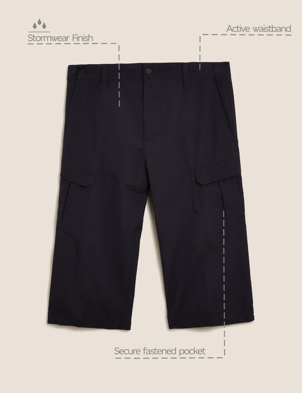 3/4 Leg Trekking Shorts image 2
