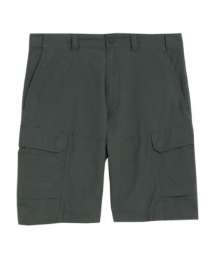 Mens M&S Collection Trek Cargo Stormwear™ Shorts - Khaki
