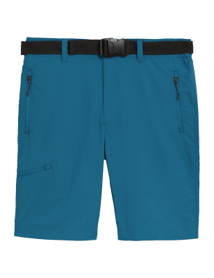 

Mens M&S Collection Belted Trekking Shorts - Air Force Blue, Air Force Blue