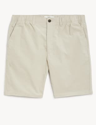Pure Cotton Corduroy Elasticated Waist Shorts