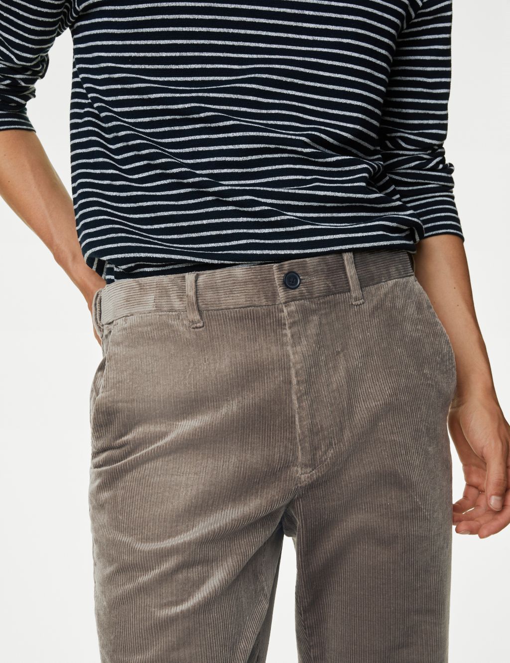 Regular Fit Luxury Corduroy Trouser image 4