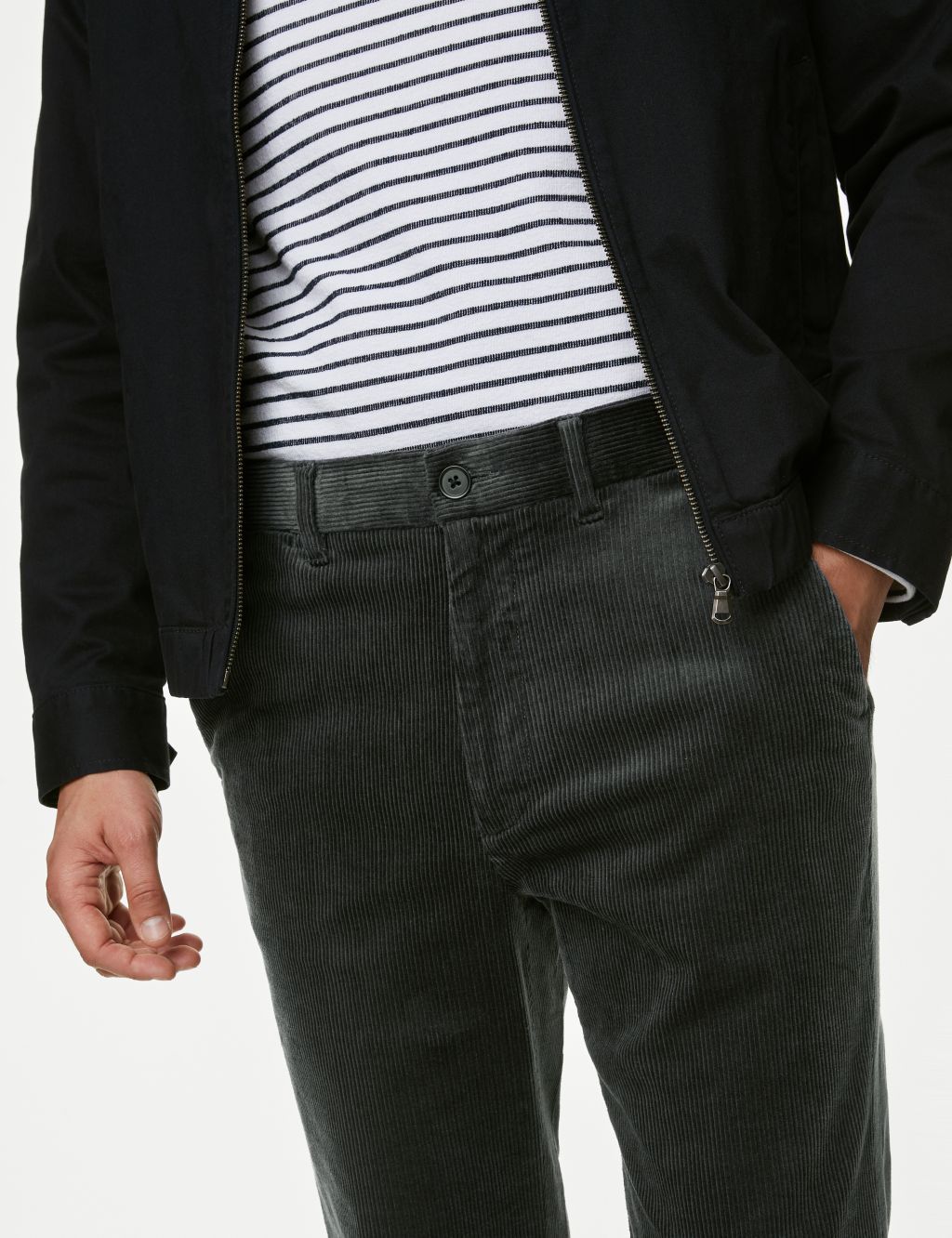 Regular Fit Luxury Corduroy Trouser image 3