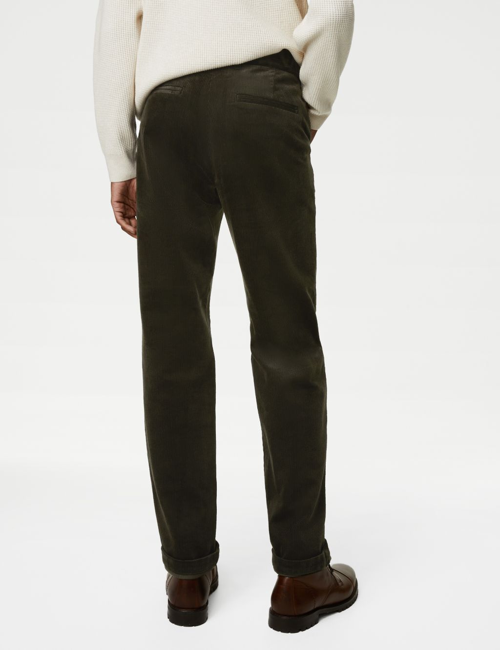 Regular Fit Luxury Corduroy Trouser image 5