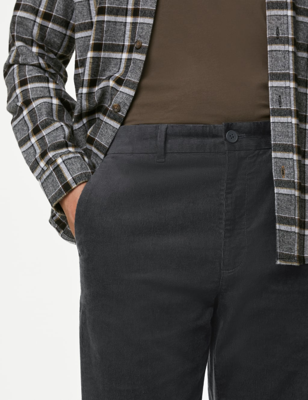 Marks And Spencer Men S Trousers Regular Fit 2026.Men's Cord Trousers | M&S