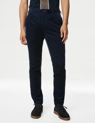 Slim Fit Corduroy Stretch Chinos